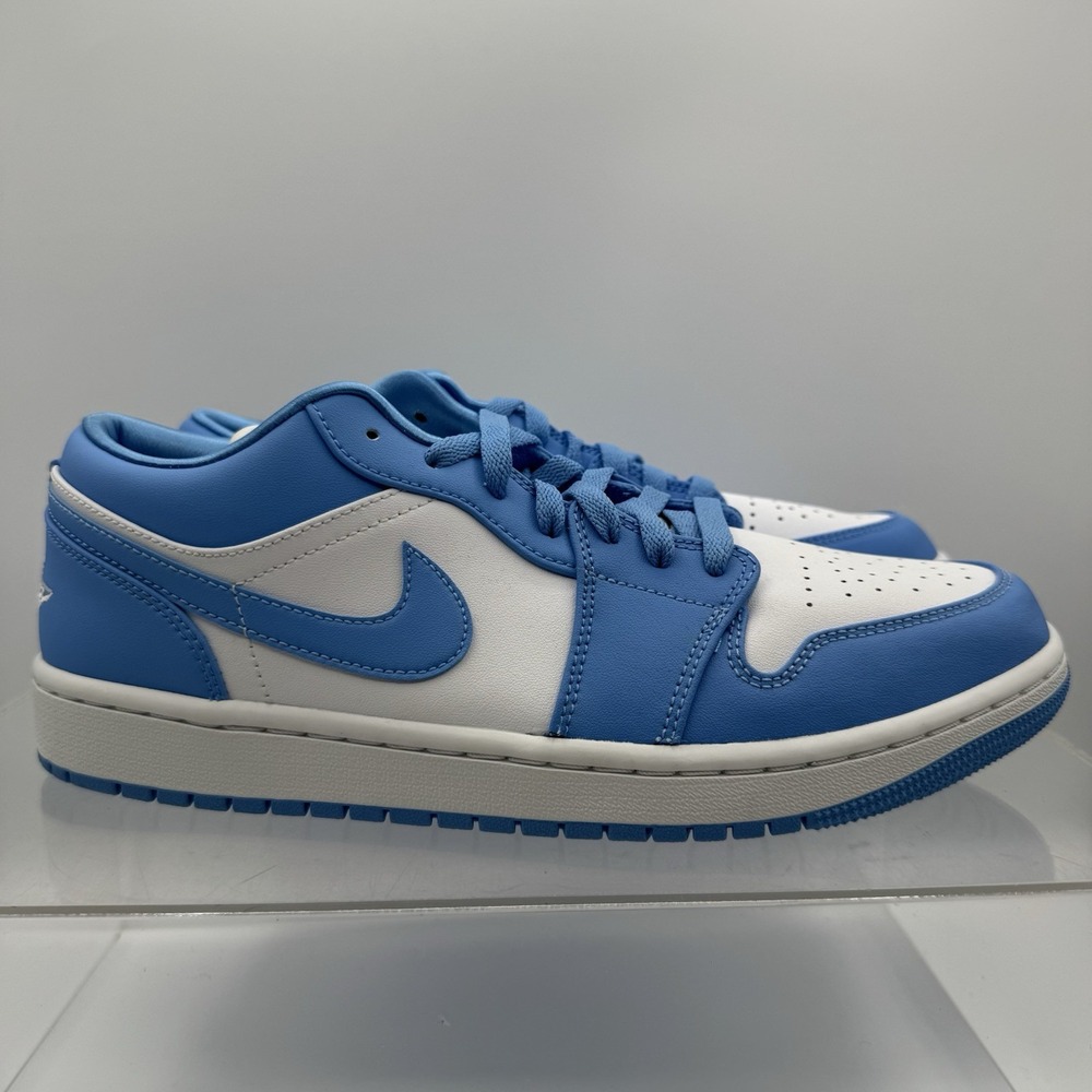 Brand New Air Jordan 1 Low UNC University Blue AO9944-441 Women's 11 / Men's 9.5 - Picture 2 of 9